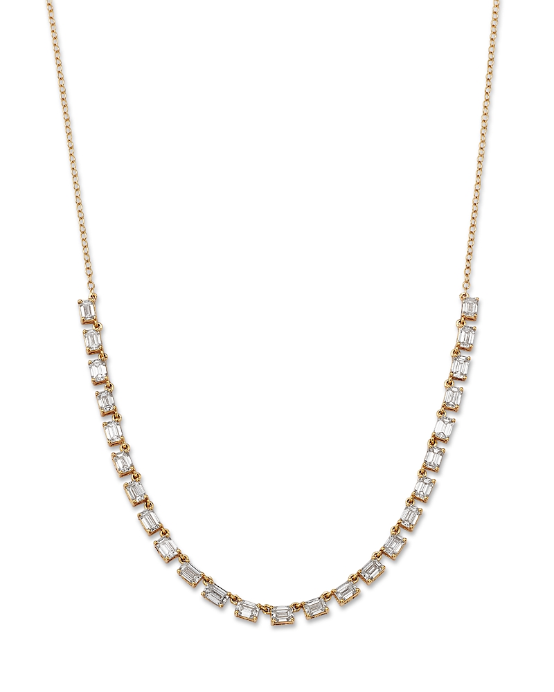 Bloomingdale's Fine Collection Luxe Collection Certified Lab Grown Diamond Necklace in 14K Yellow Gold, 3.0 tcw · 18 in