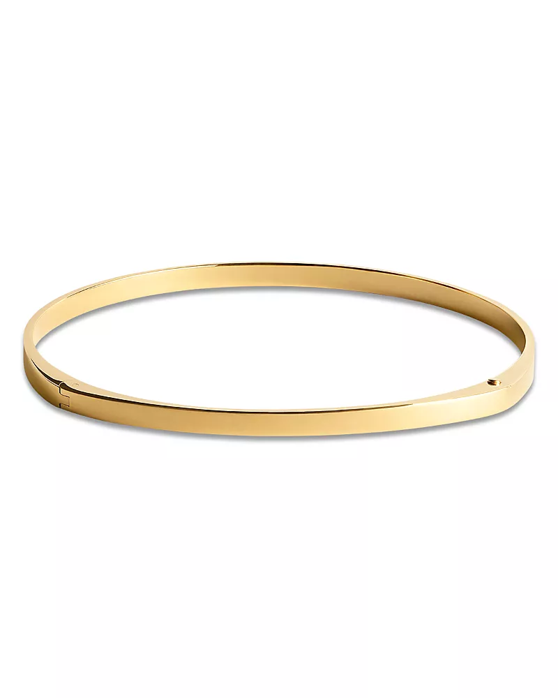 Toteme Signature Structured Collar Necklace in 18K Gold Plated, 15