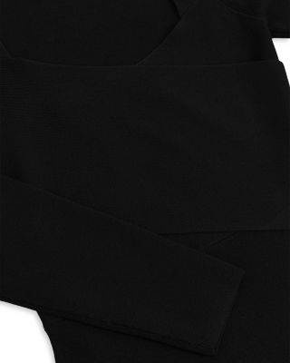 Sophia Knitted Wrap Dress