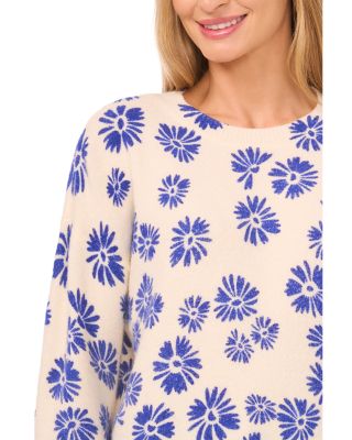 Flower Print Sweater 