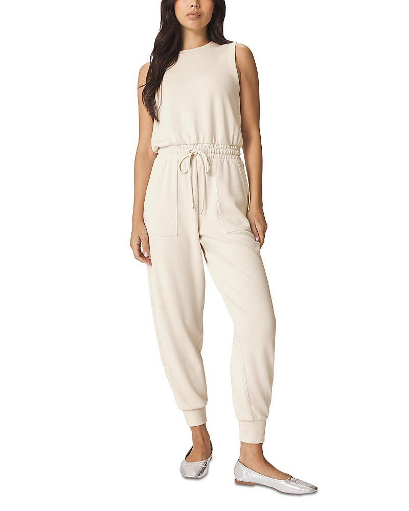 Splendid Scubasoft Jumpsuit In Neutral
