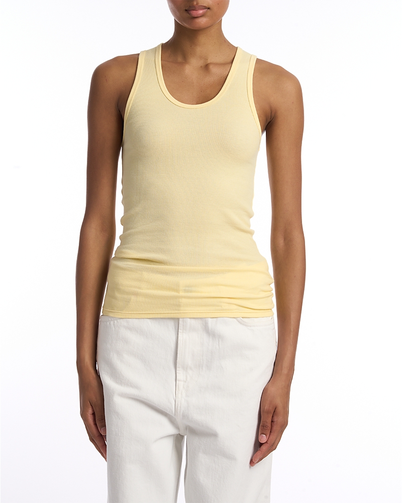Wardrobe.nyc Wardrobe. Nyc Ribbed Tank Top In Yellow