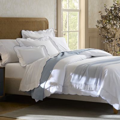 Limana Scalloped Standard Pillowcase, Pair