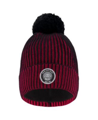 Deux par Deux Boys' Lined Knit Pompom Hat - Little Kid