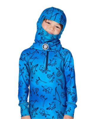  Boys' Brushed Jersey Balaclava Gradient Dinosaur - Little Kid, Big Kid