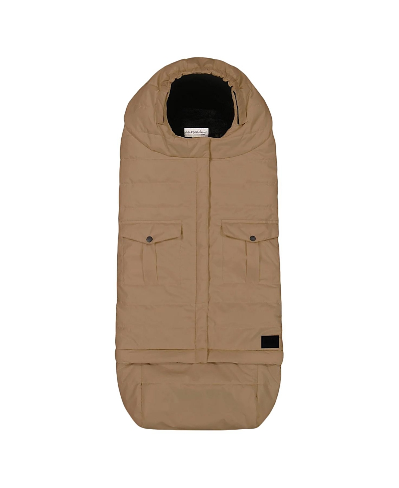 Deux Par Deux Unisex Evolutive Footmuff Designed For Car Seat And Stroller - Baby In Brown