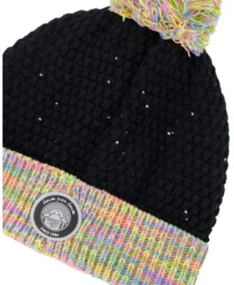  Girls' Lined Knit Hat with Pompom - Little Kid, Big Kid