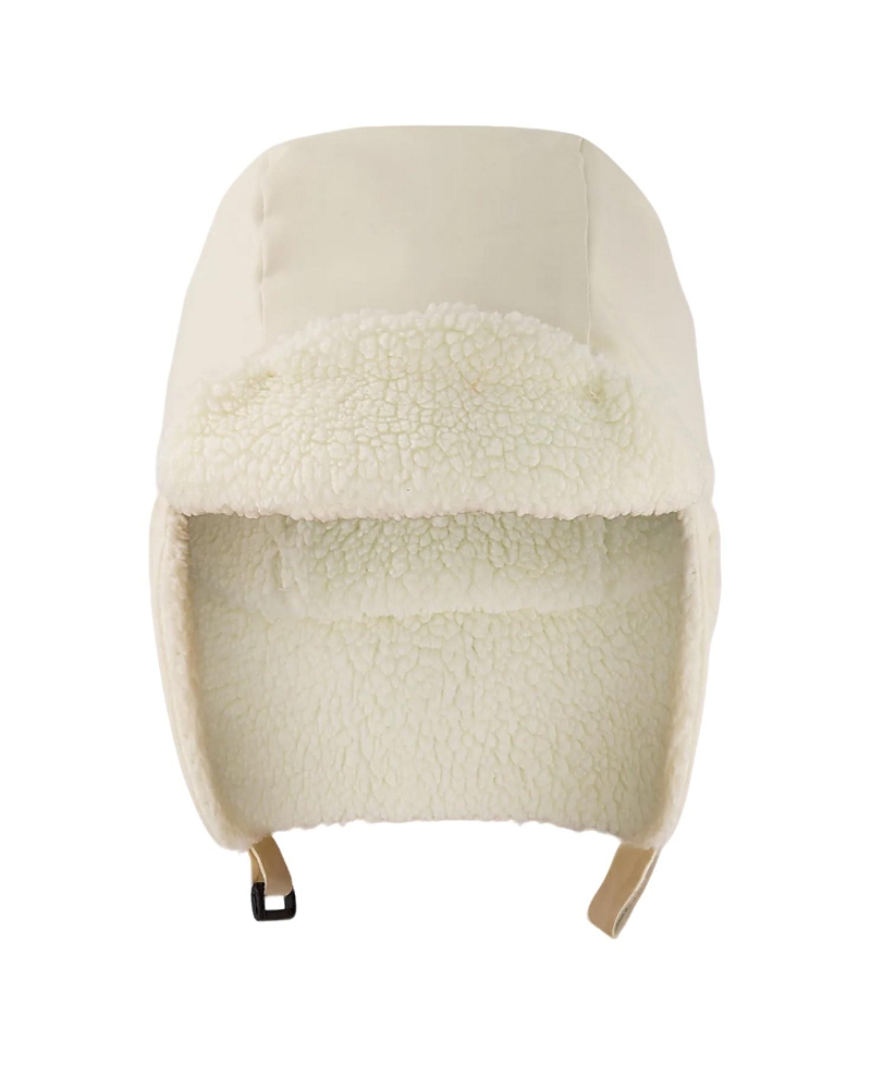 Deux Par Deux Unisex Lined Chapka - Baby In White