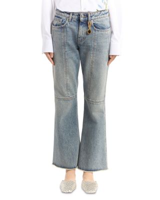 Kick Flare Jeans in Mid Blue