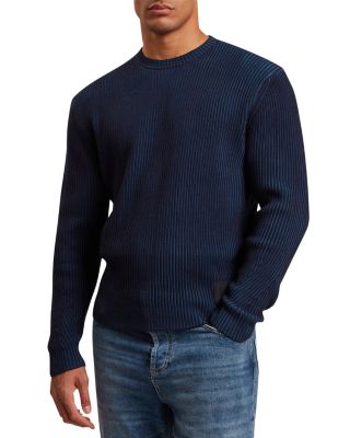 Timmno Long Sleeve Plated Rib Sweater