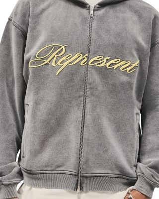 Script Logo Zip Hoodie
