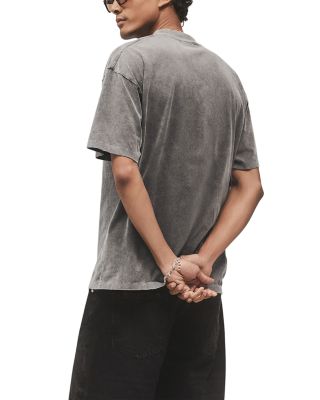 Embroidered Serif Logo Tee