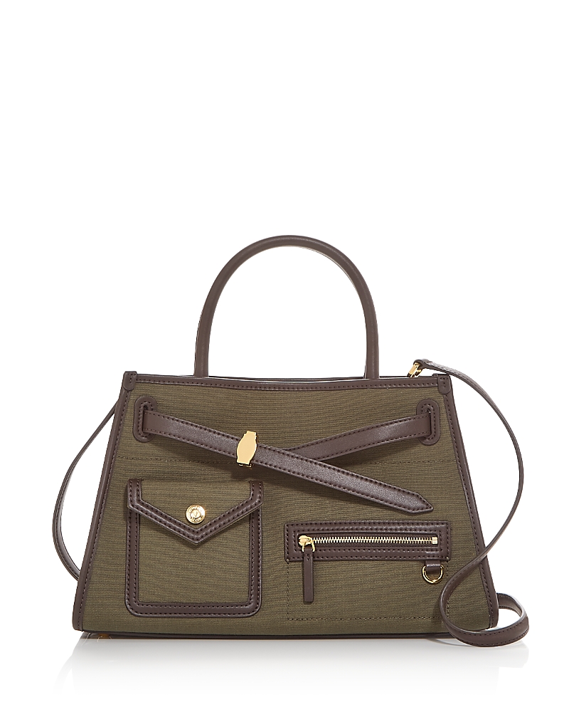Veronica Beard Cargo Dash Top Handle Bag In Green