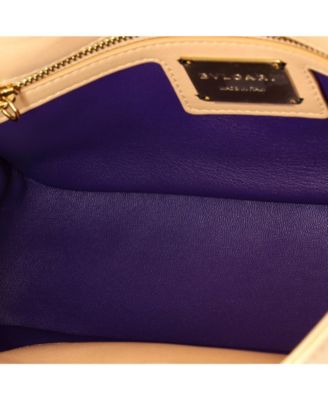 Small Serpenti Cabochon Shoulder Bag Diagonal Quilted Leather