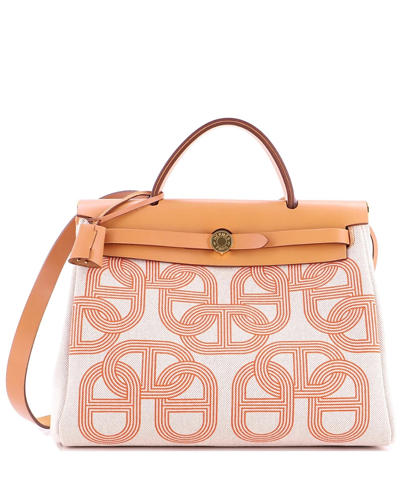 Pre-owned Pre-owned Hermes Hermes 31 Herbag Zip Circuit 24 Vache Hunter And Leather In Neutral