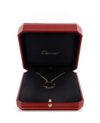  3 Diamonds Love Pendant Necklace 18K Rose Gold and Diamonds, 16.25"