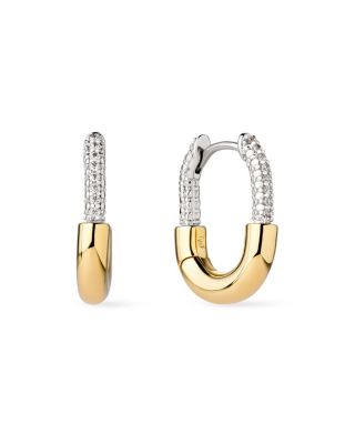 Mini Micropave Gold Brynley Hoops