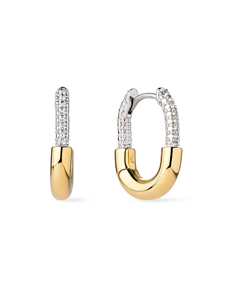 Ana Luisa Mini Micropave Gold Brynley Hoops