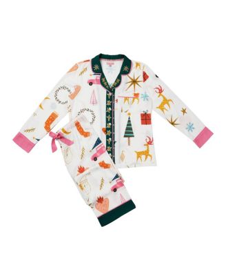 Mod Holiday Long Sleeve Pajama Pants Set