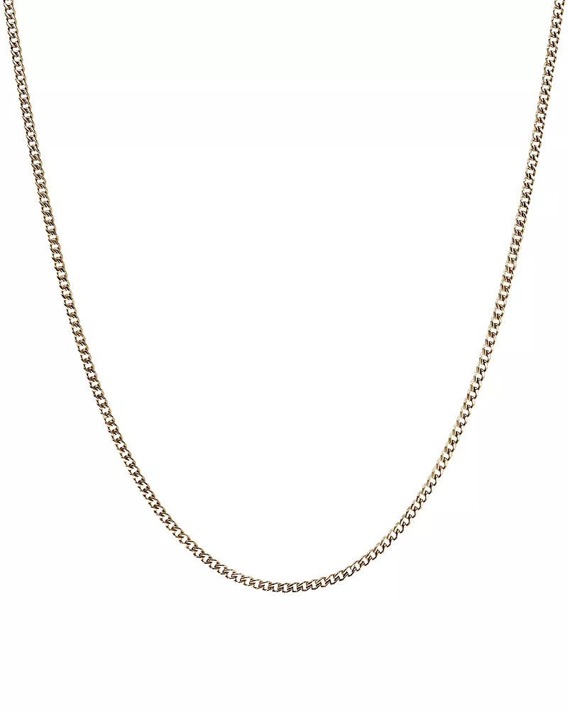 John Hardy Men's 14K Yellow Gold Chain Curb Link Necklace, 22