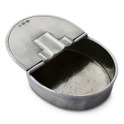 Pewter Lidded Cigar Ash Tray