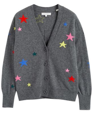 Women's Wool Cashmere Star Cardigan