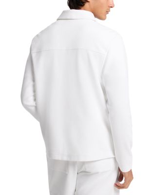 Textured Double Knit Shirt Jacket