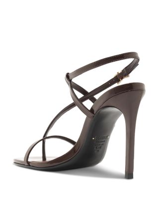 Women's Azure Leather High Heel Sandals