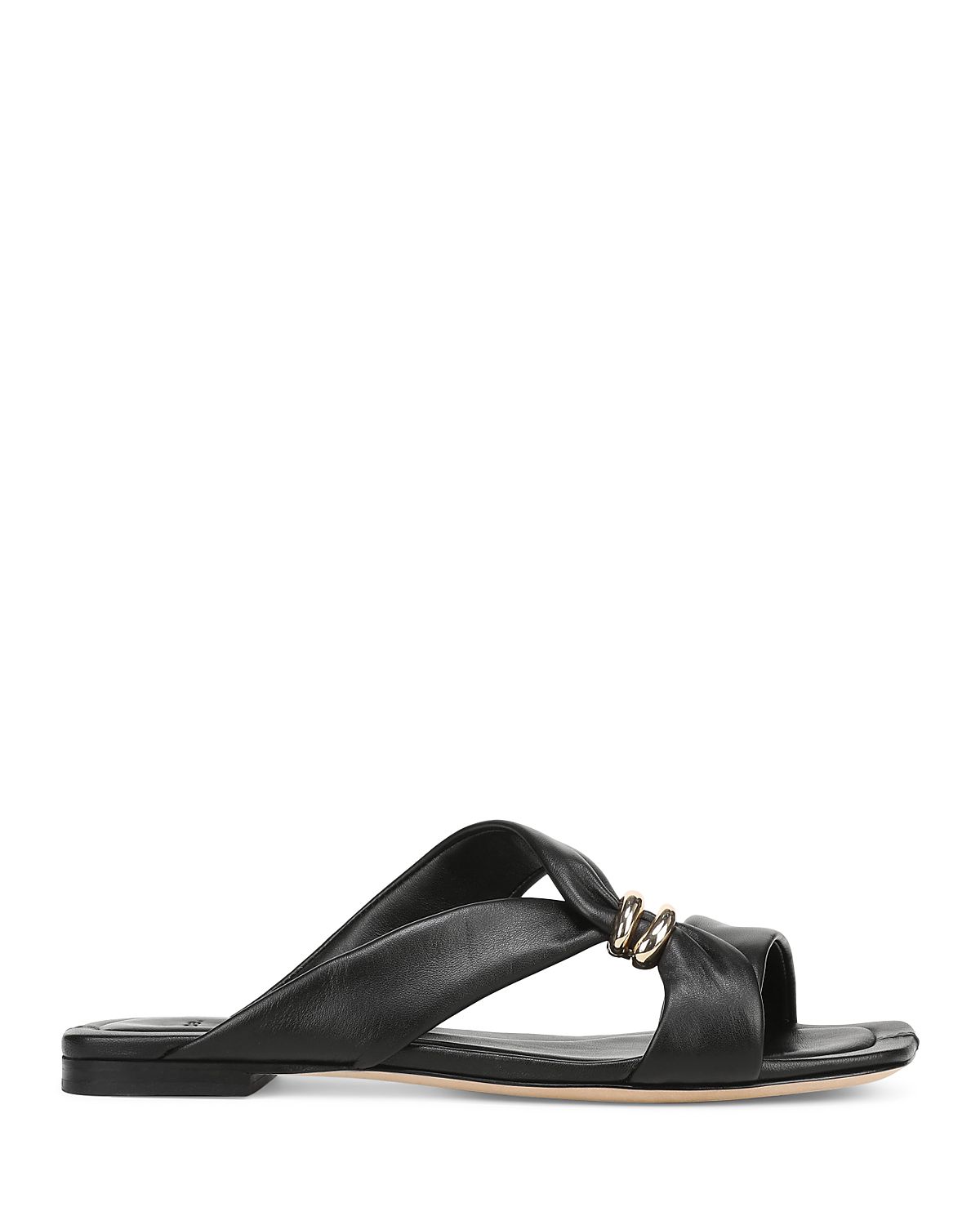 Vince Women's Vilma Leather Slide Sandals