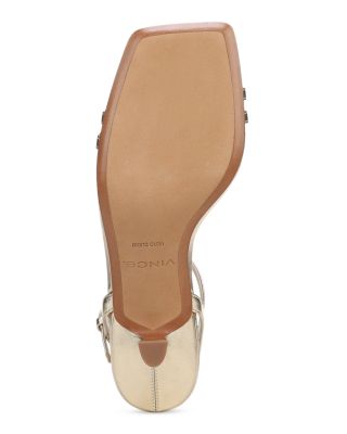 Women's Tilda Leather Kitten Heel Sandals