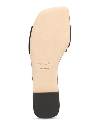 Women's Valeria Leather Slide Sandals