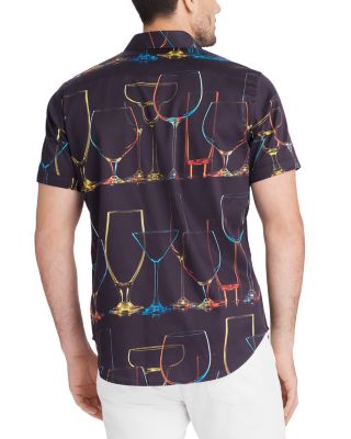 Neon Nights Short Sleeve Woven Shirt