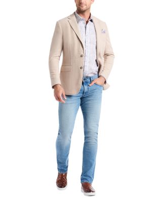 Jetset Woven Sport Coat & Drawstring Hoodie