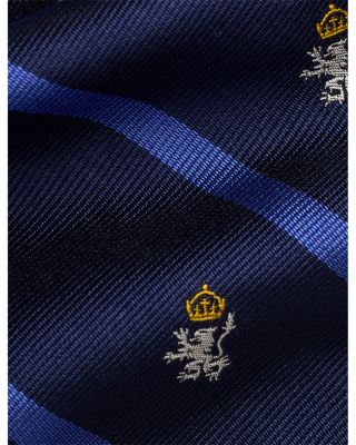 Striped Silk Repp Club Tie