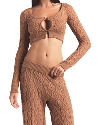 Snow Bunny Cable Knit Pants