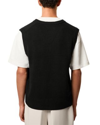 Crosby Knitted Embroidered Vest
