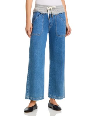 Serena High Rise Ankle Jeans in Horizon/Heather Grey