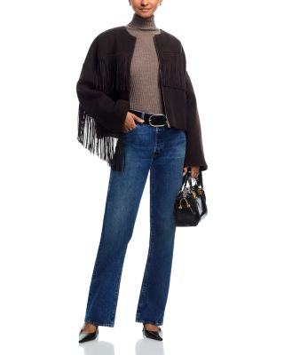 The Vertical High Rise Straight Jeans in Logic