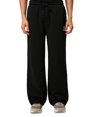 Mellor Drawstring Wide Leg Embroidered Joggers