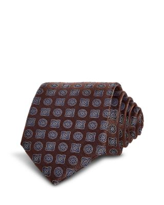 Silk Classic Floral Medallion Tie - Exclusive