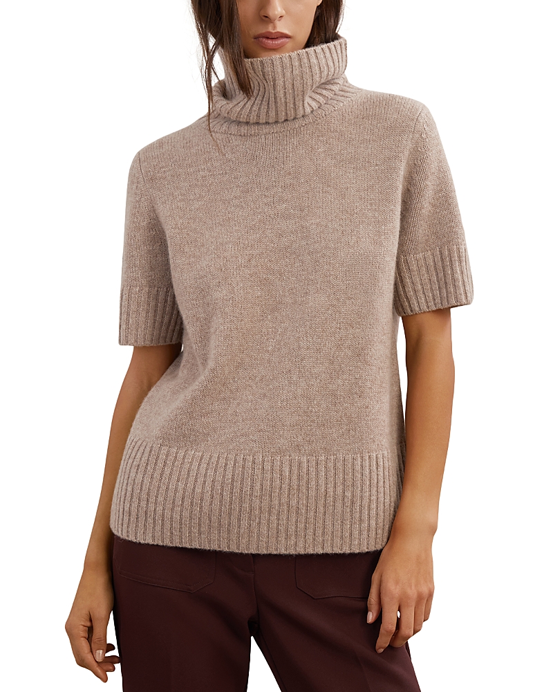 Reiss Riess Esme Cashmere Roll Neck Sweater In Multi