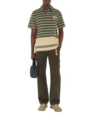  Striped Cotton Polo Shirt