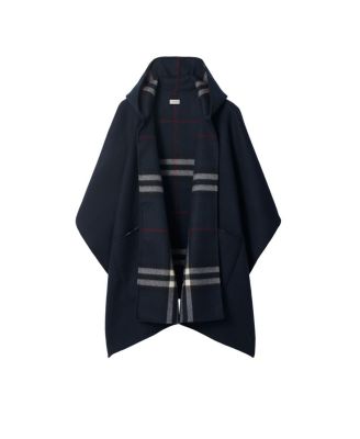  Cashmere Hooded Cape