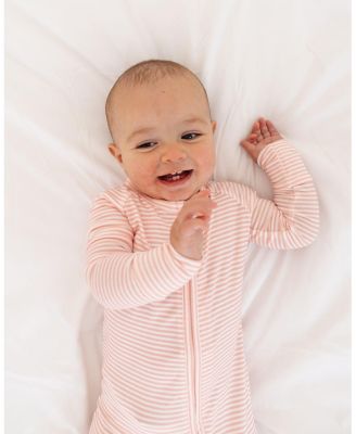  Girls' Peony Stripe Bamboo Sleeper - Baby