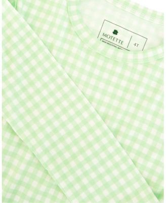  Boys' Pistachio Gingham Pajama Set - Baby, Little Kid