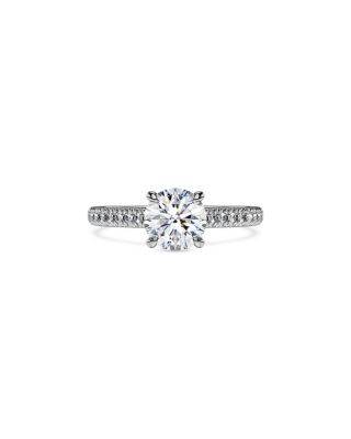 14K White Gold Eternity Certified Lab Grown Diamond Engagement Ring