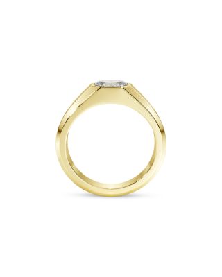 Octagon Certified Lab Grown Diamond Band Ring