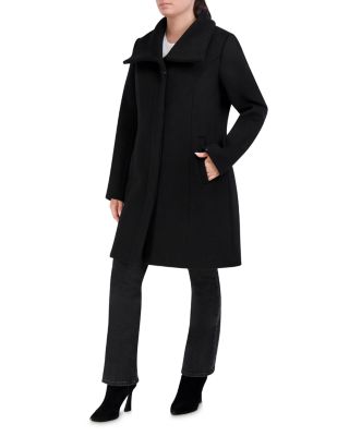 Convertible Collar Button Up Coat