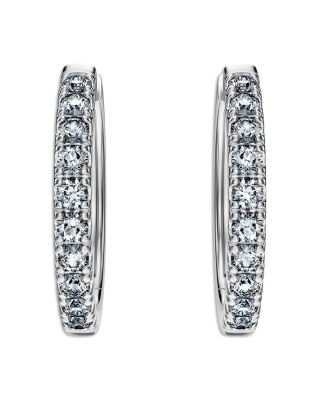 Eternity Certified Lab Grown Diamond Hoop Earrings
