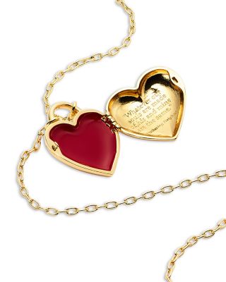 Heart Locket Pendant Necklace, 21-23" - Exclusive